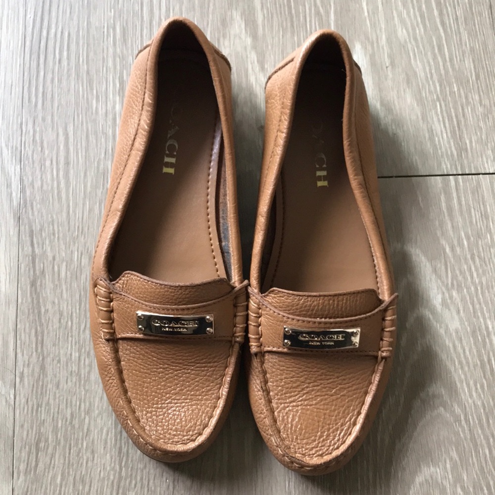 Coach leather loafers